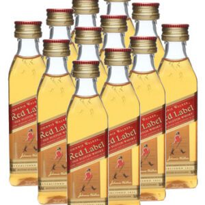 Kit 12 Miniatura Johnnie Walker Red Label 50 ml