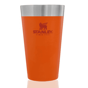 Copo Térmico Stanley Laranja sem Tampa de Cerveja 473 ml