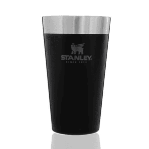Copo Térmico Stanley Preto sem Tampa de Cerveja 473 ml