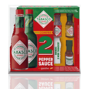 Kit 2 Pimenta Tabasco + 3 Mini