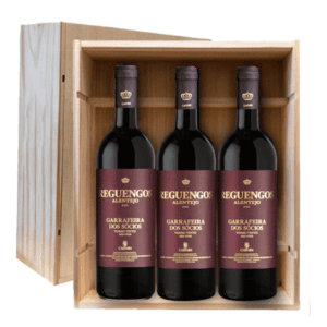Box Reguengos Garrafeira dos Socios 750ml 3gfs Cxa Madeira