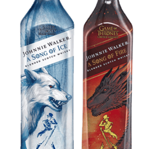 Kit Game Of Thrones - Song Of Fire 750 ml E Song Of Ice 750 ml