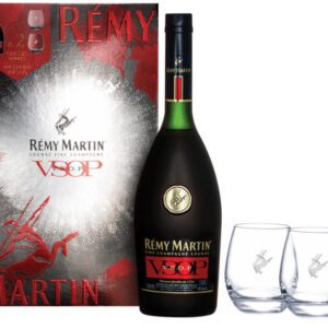 Kit Rémy Martin V.S.O.P. 700 ml + 2 copos