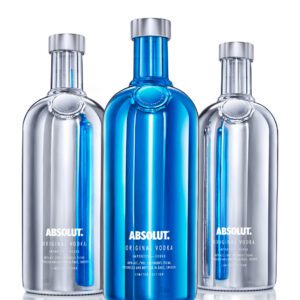 Kit 2 Absolut Electrik Azul e Prata
