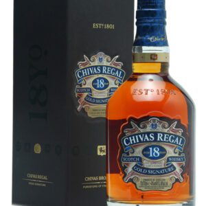 CX. 12 un. Whisky Chivas Regal 18 anos