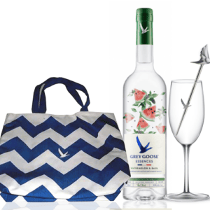 Kit Grey Goose Essences Watermelon + 1 Bolsa + 1 Taça + 1 Mexedor
