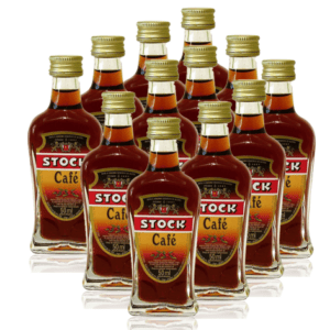 Kit 12 Miniatura Licor Stock Café 50 ml