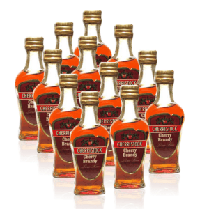 Kit 12 Miniatura Licor Stock Cherristock 50 ml
