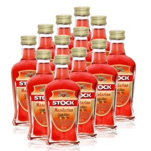 Kit 12 Miniatura Licor Stock Mandarino 50 ml
