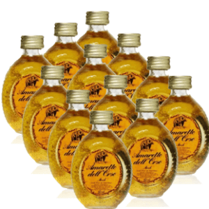 Kit 12 Miniatura Amaretto Dell Orso 40 ml