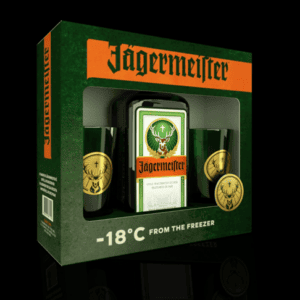 Kit Jagermeister 700 ml + 2 Copos
