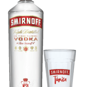 Vodka Smirnoff 998 ml + Copo