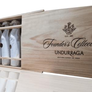 Kit 6 Vinhos Undurraga Founder’s Collection Cabernet Sauvignon 750 ml - Caixa Madeira