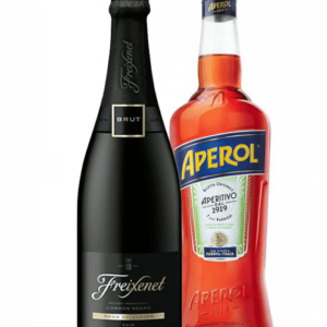 Kit Aperol Spritz-1 Aperol 750 ml +1 Espumante Freixenet Cordon Negro Brut 750 ml
