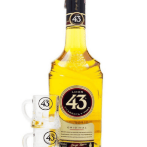 Kit Licor 43 700 ml + 2 Mini Canecas de vidro