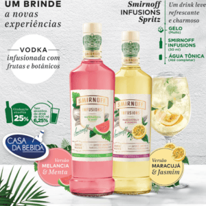 Vodka Smirnoff Infusions Melancia & Menta 998ml