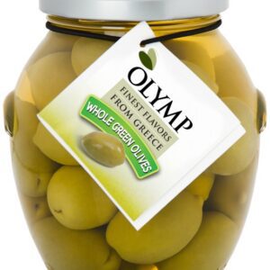 Azeitonas Verdes Gregas Olymp Mamute Inteiras 200g