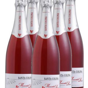 Cx. 6 un. Espumante Santa Colina Moscatel Rose