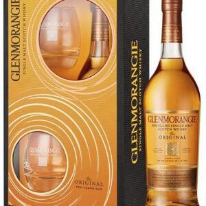 Whisky Glenmorangie 10 anos 750 ml com 2 copos - Single Malt