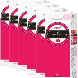 6 Sucos Juxx Cranberry