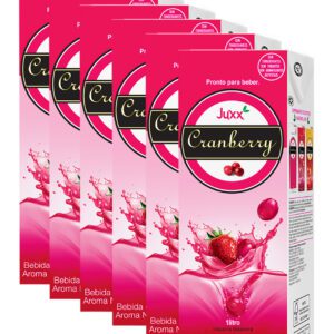 6 Suco Juxx Cranberry Morango