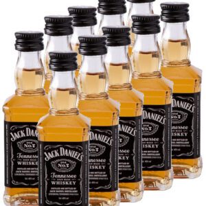 Kit 10 Miniatura Jack Daniels 50 ml