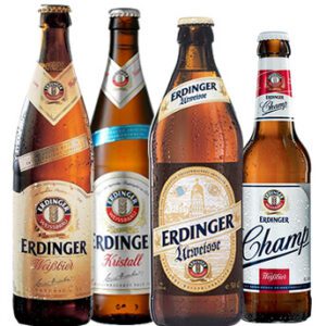 Kit Degustação 4 Cervejas Erdinger Clara