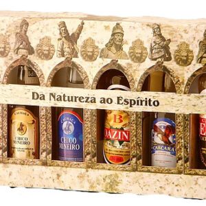 Kit 6 Miniaturas Cachaça Mineira 50 ml