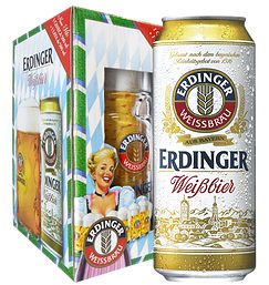 Kit Cerveja Erdinger c/ Caneca