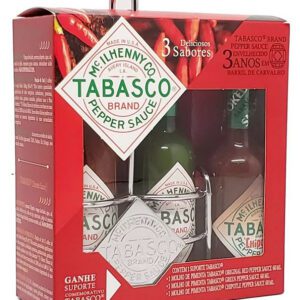 Kit 3 Pimentas Tabasco c/ Suporte