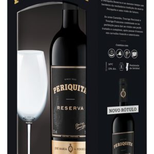 Kit Vinho Periquita Reserva com Taça 750 ml