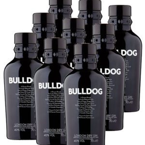 Kit 12 Miniatura Gin Bulldog 50 ml