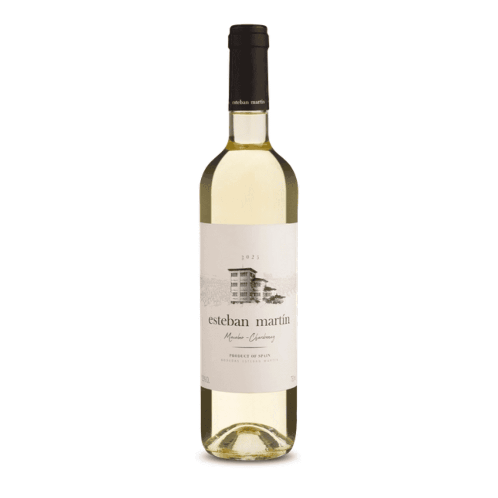 Esteban Martín D.O. Cariñena Chardonnay Macabeo Blanco 2025 Esteban Martín D.O. Cariñena Chardonnay Macabeo Blanco 2025