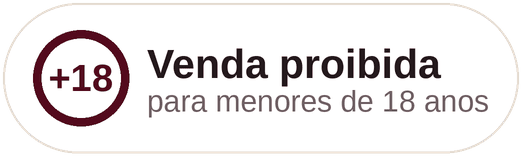 Venda proibida para menores de 18 anos