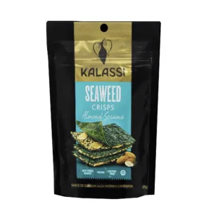 Snack De Gergelim, Alga Marinha E Amêndoa Kalassi 25G