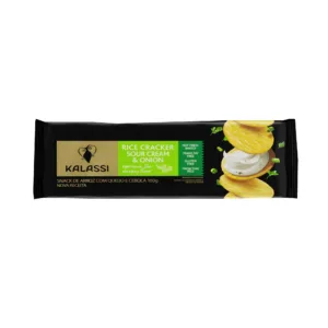 Snack Kalassi De Arroz Com Queijo e Cebola 2UN 100G