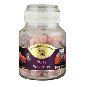 Bala Frutas Vermelhas Cavendish & Harvey Vidro 300G