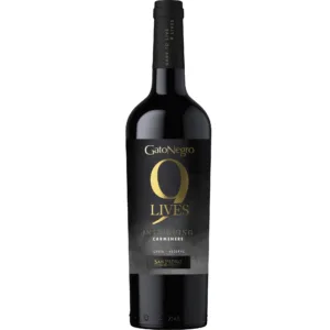 Vinho gato Negro 9 Lives Carmenere 750 ml