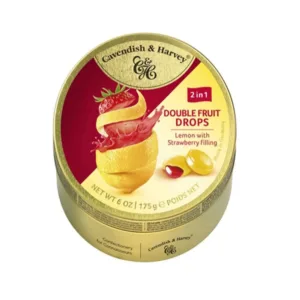 Bala Limão Siciliano Com Recheio De Morango Cavendish & Harvey Lata 175g