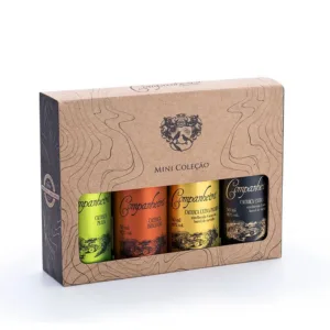 Kit 4 Miniaturas Cachaça Companheira 50 ml