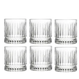 Kit 6 Copos Cristal Deli Diamante 330Ml