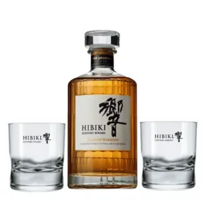 Whisky Hibiki Harmony Japanese 700ml + 02 Copos Vidro