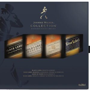 Kit Johnnie Walker The Collection 4 x 200 ml