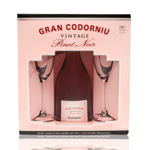 Espumante Cava Gran Codorníu Pinot Noir Brut c/ 2 Taças 750 ml