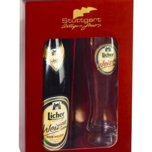 Kit Cerveja de Trigo Licher Weizen - 1 Cerveja 500ml e 1 Copo 0,5